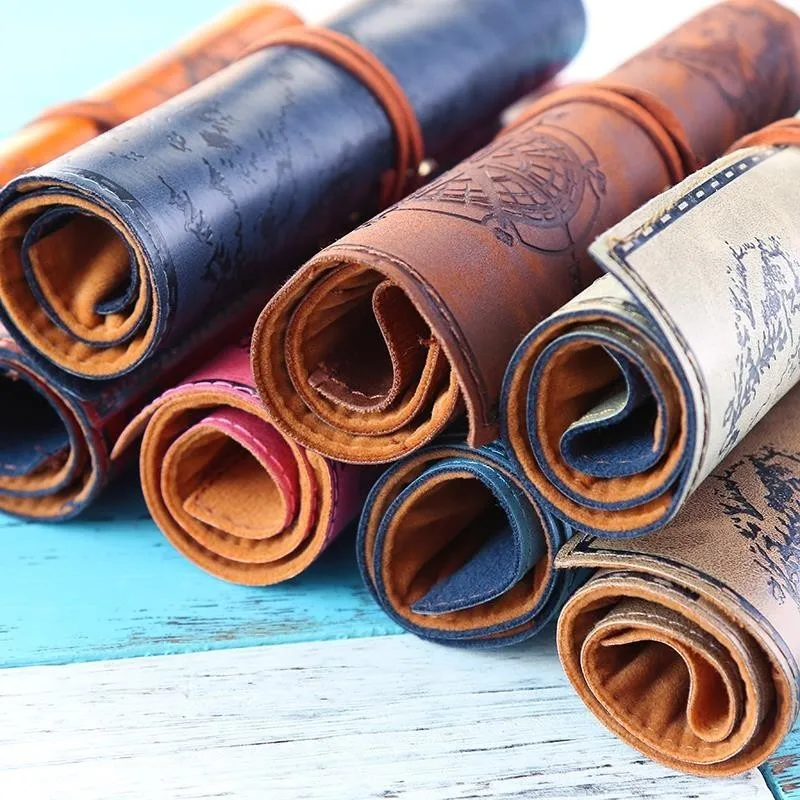 1 шт. из искусственной кожи креативная ретро Роскошные Карты Сокровищ карандаш