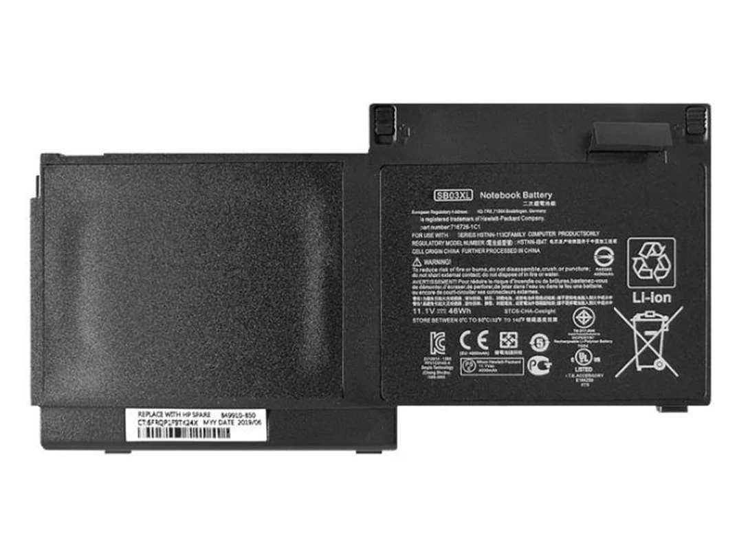 Новый Сменный аккумулятор SB03XL для Hp EliteBook 825 G2 720 G1 820 716725-1C1 716726-171 716726-1C1 - купить по