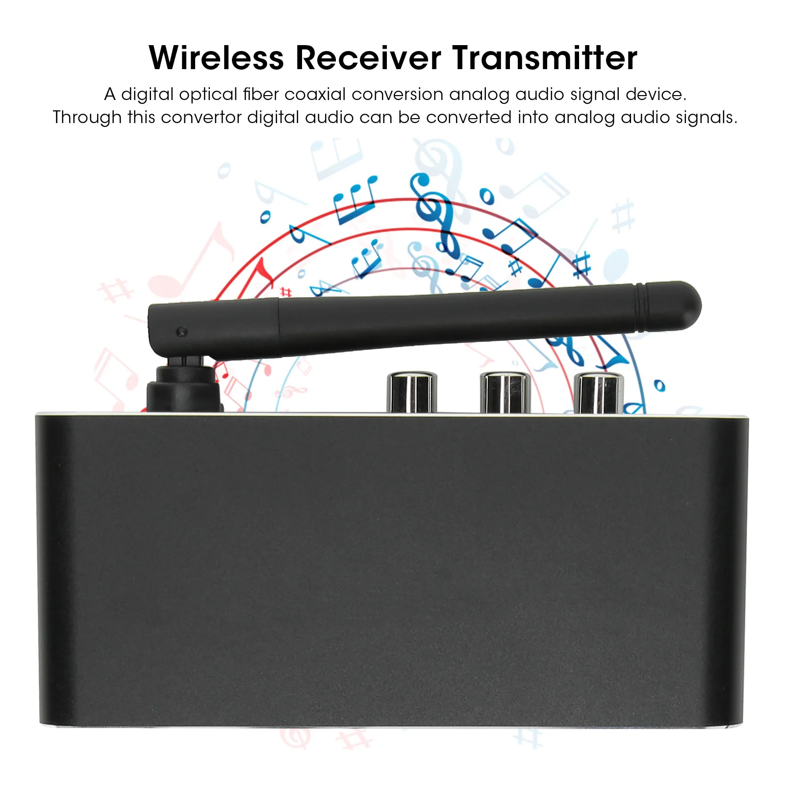 

Bluetooth 5.0 Receiver Transmitter 192kHz Digital to Analog Audio Converter AUX 3.5mm Jack Optical Coaxial for TV MP3 CD Player