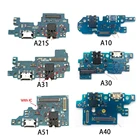 Оригинальный USB-разъем для зарядки, гибкий кабель для Samsung A01, A11, A21S, A31, A41, A51, A71, A10, A10S, A20, A20S, A21, A30, A40, A50, 105FN