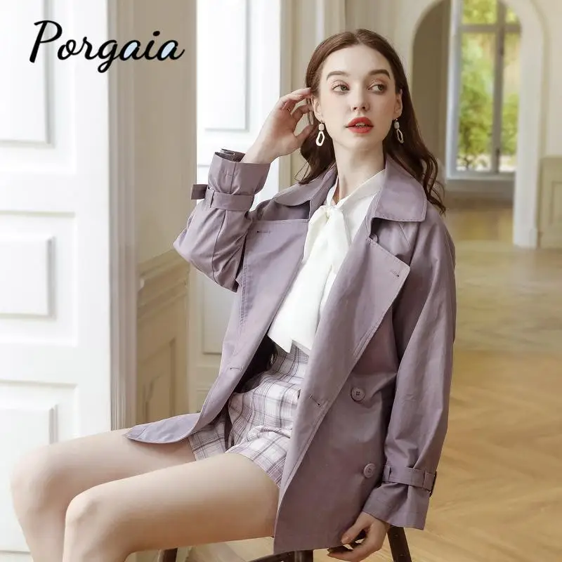 Модные осенние женские сплошные блейзеры и куртки женский костюм офисный тонкий