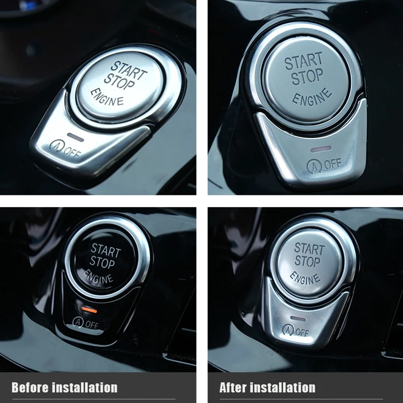 

For BMW 2018 5 Series G38 / G30 528 530 540li center console decorative sticker steering wheel button decoration car interior