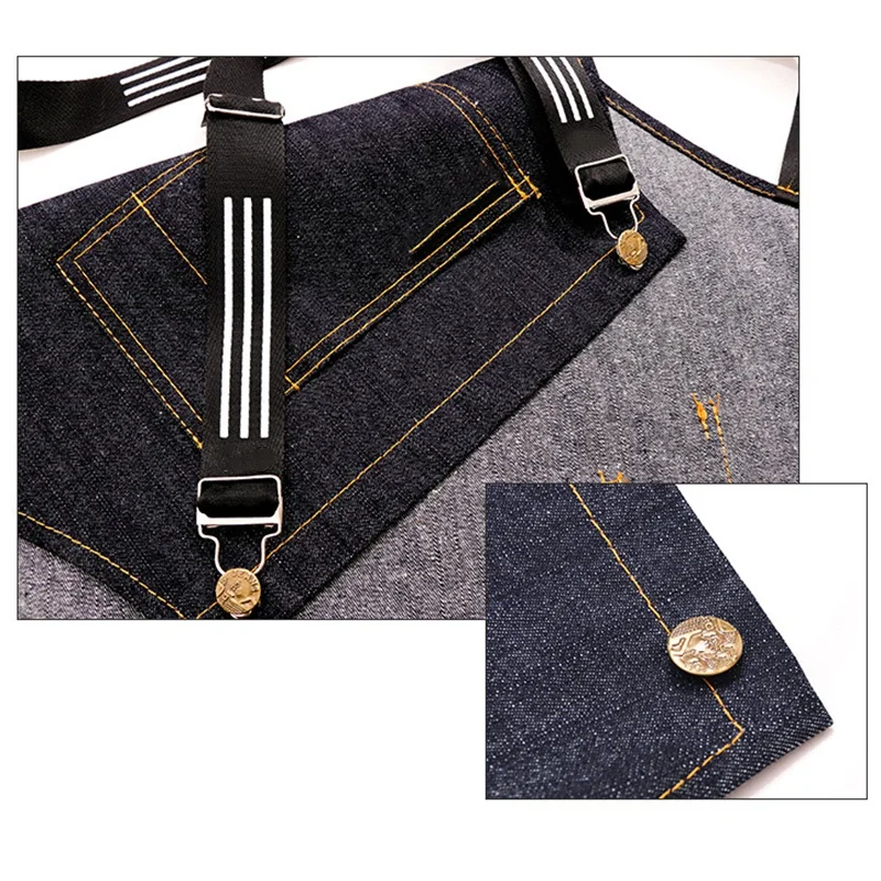 Black Women Salons Hairdressing Cape for Hair Cutting Apron Denim Barber Dyeing Hairdresser Cloth Styling | Красота и здоровье