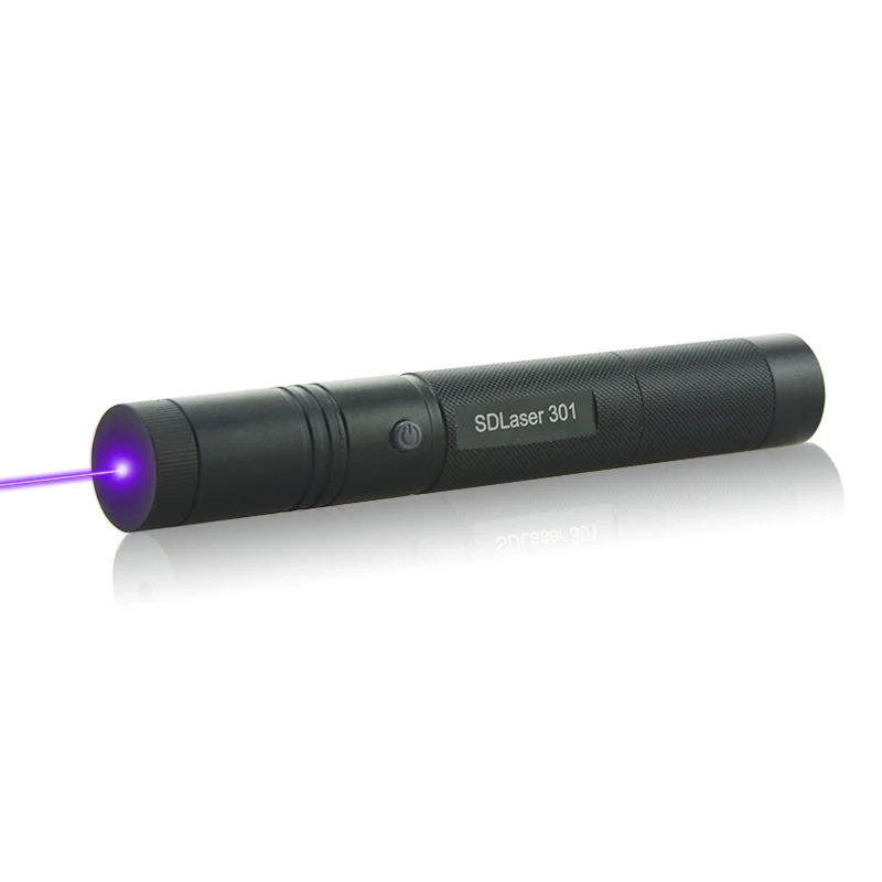 violet CWLASER Мощный 10000-20000 м горящий лазер 301 405nm фиолетовый/532nm зеленый/650nm красный лазер/450nm синий указатель(черный - Испускаемый цвет: violet