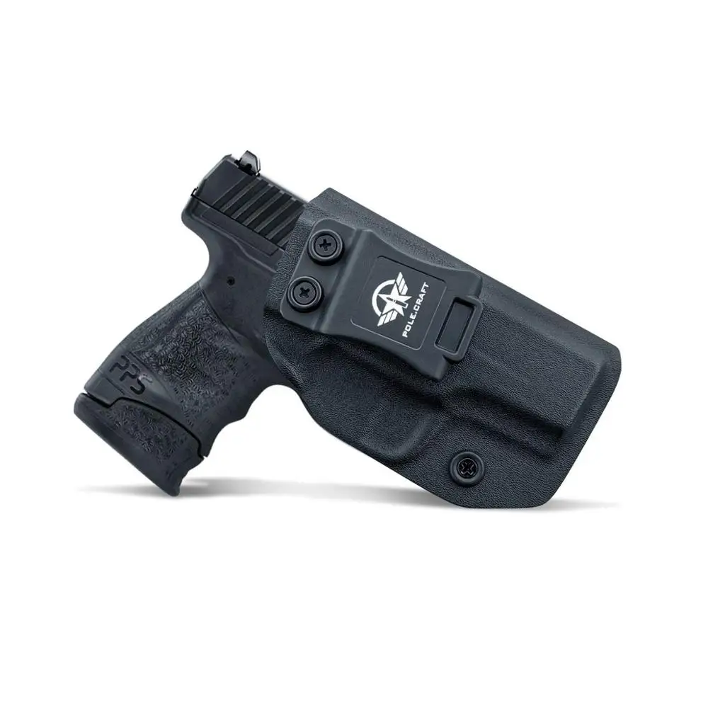 

Чехол для пистолета PoLe.Craft IWB Kydex для Walther PPS M2 9 мм/ .40, внутренний пояс для переноски, скрытый, без износа, без дрожания