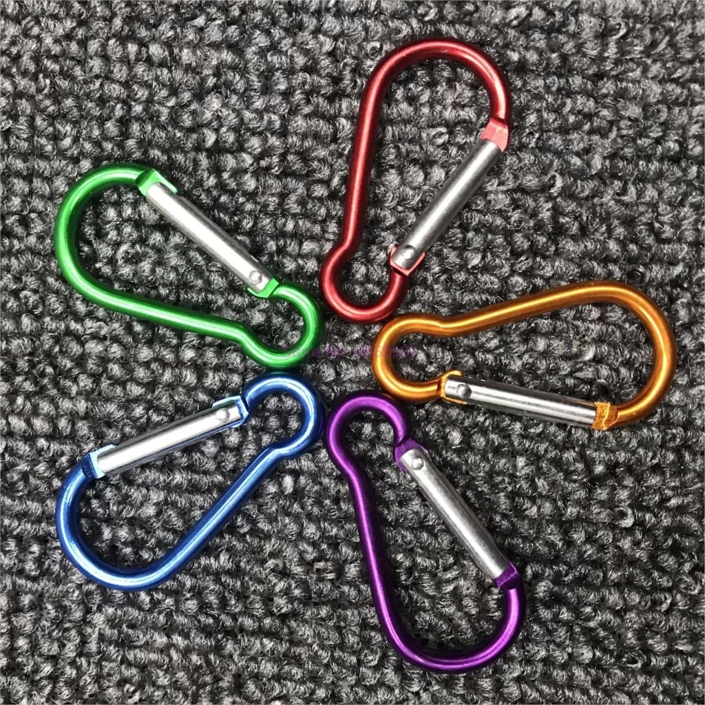 Изготовитель: DHL или FEDEX 5000 шт. NO.5 алюминиевый карабин зажим для брелока кемпинга