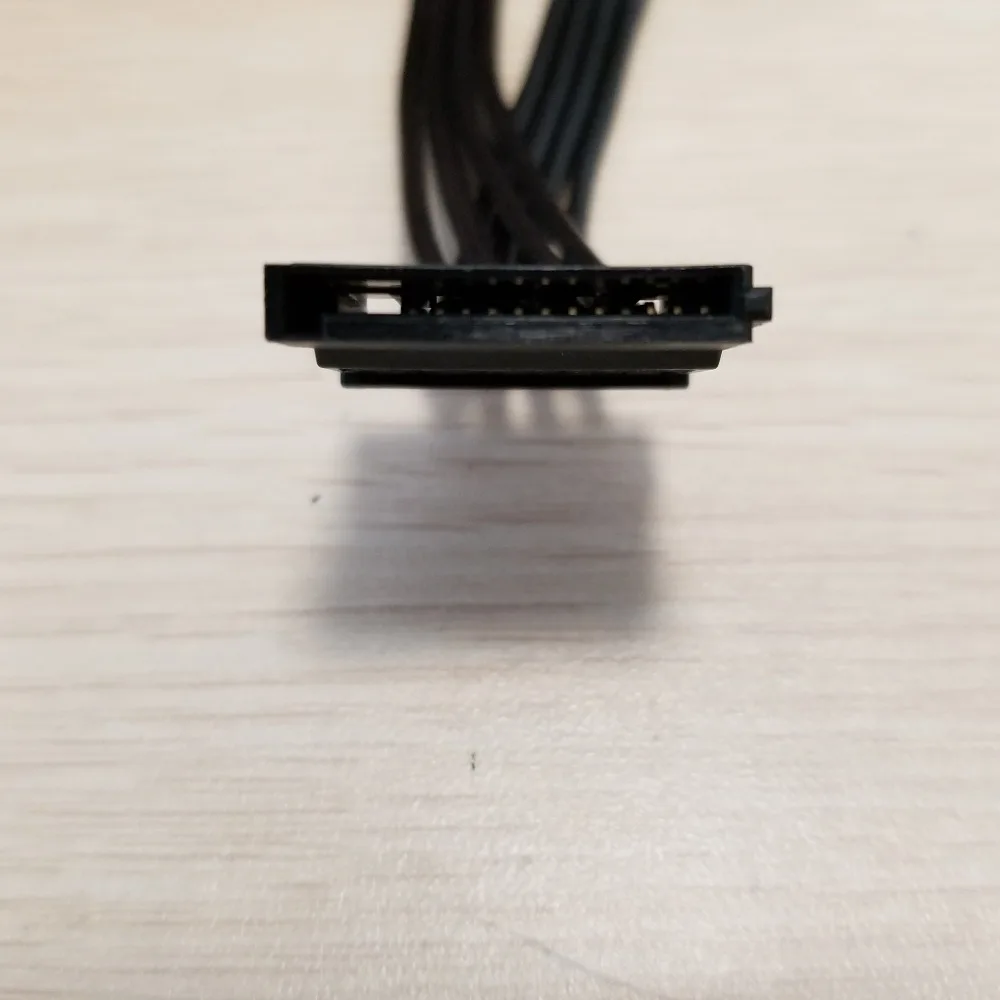 Кабель питания с 4-контактным разъемом IDE Molex на 5-портовый 15 pin SATA провод 18AWG для
