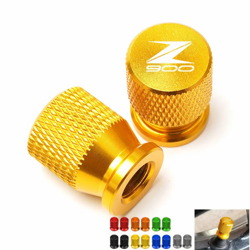 

For KAWASAKI Z900 Z900RS RS CAFE 2017 2018 2019 2020 Motorcycle Accessories Wheel Tire Valve caps CNC Aluminum Airtight Covers