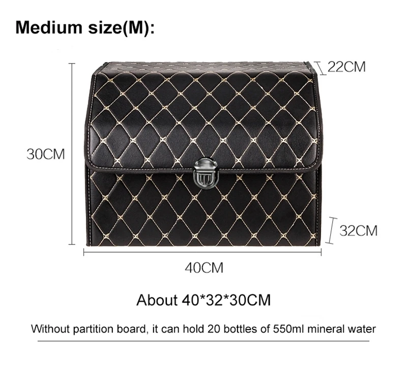 Высококачественный органайзер для багажника из искусственной кожи складной