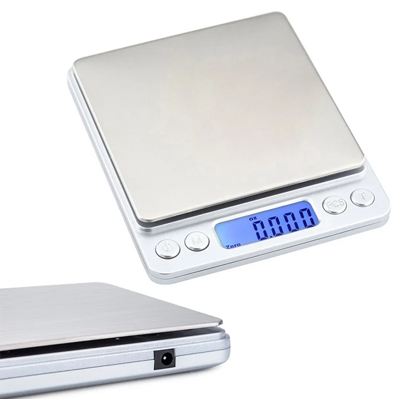 

Precision Digital Scales 500/0.01g 3000g/0.1g LCD Portable Electronic Pocket Case Postal Kitchen Jewelry Weight Balance Scale