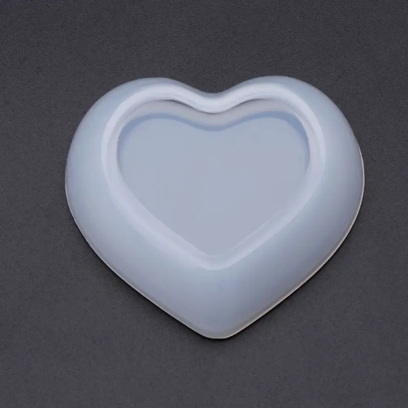 

Silicone Mold Heart Square Molds DIY Jewelry Making Cake Decoration Crafts Disc Plate Epoxy Resin Decorative Geometric Charm