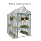 Крышка сада Прозрачная крышка теплицы 3 уровня крышка каучука