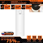 Термос Xiaomi Quange 316 из нержавеющей стали, Вакуумная чашка, термосы с дисплеем температуры, Термокружка с одной кнопкой, откидной Чехол, 400 мл