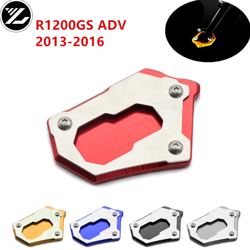 

Motorcycle Side Stand Kickstand Enlarge Extension Pad for BMW R1200GS ADV Adventure 2013 2015 2014 2016