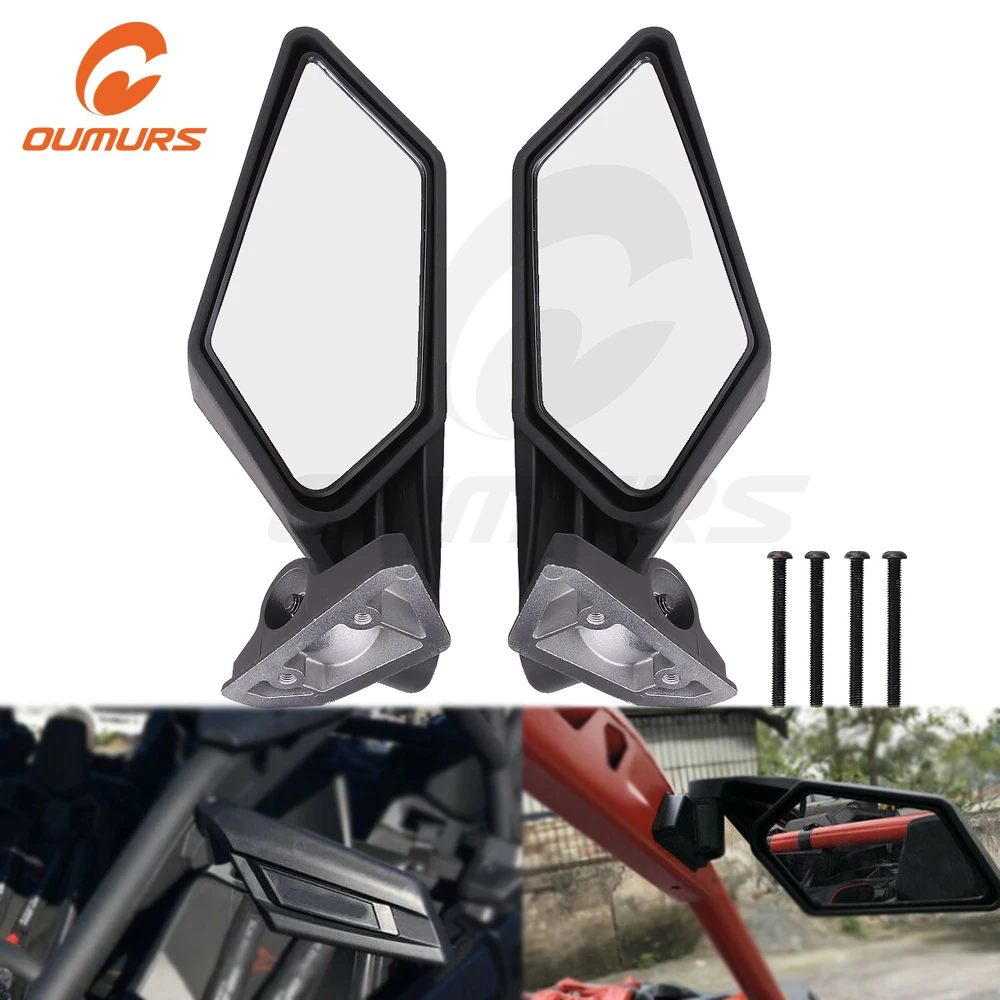 OUMURS UTV зеркало заднего вида для Can Am Maverick X3 MAX Racing- Зеркала для Suzuki King Quad 450 LTA Quadracer 450 LTR450