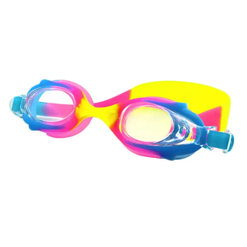 

Boy's Cute Fish Shape Children Swimming Glasses Eyewear Waterproof Adjustable silicone strap Anti-fog Girl's pool Goggles