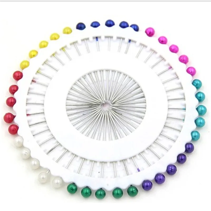 480 шт./лот швейные булавки с круглой жемчужной головкой для изготовления одежды