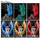 Depraved Крылья Ангела 5D Сделай Сам алмазная живопись полностью круглая дрель Рукоделие украшение для дома персонажи серии Висячие картины T71