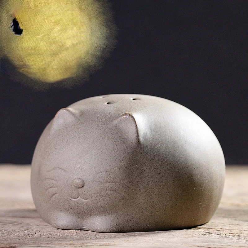 

Small Incense Burner Creative Ceramic Chinese Incense Burner Stick Holder Statue Cute Room Decor Incensario Home Decor BK50XX