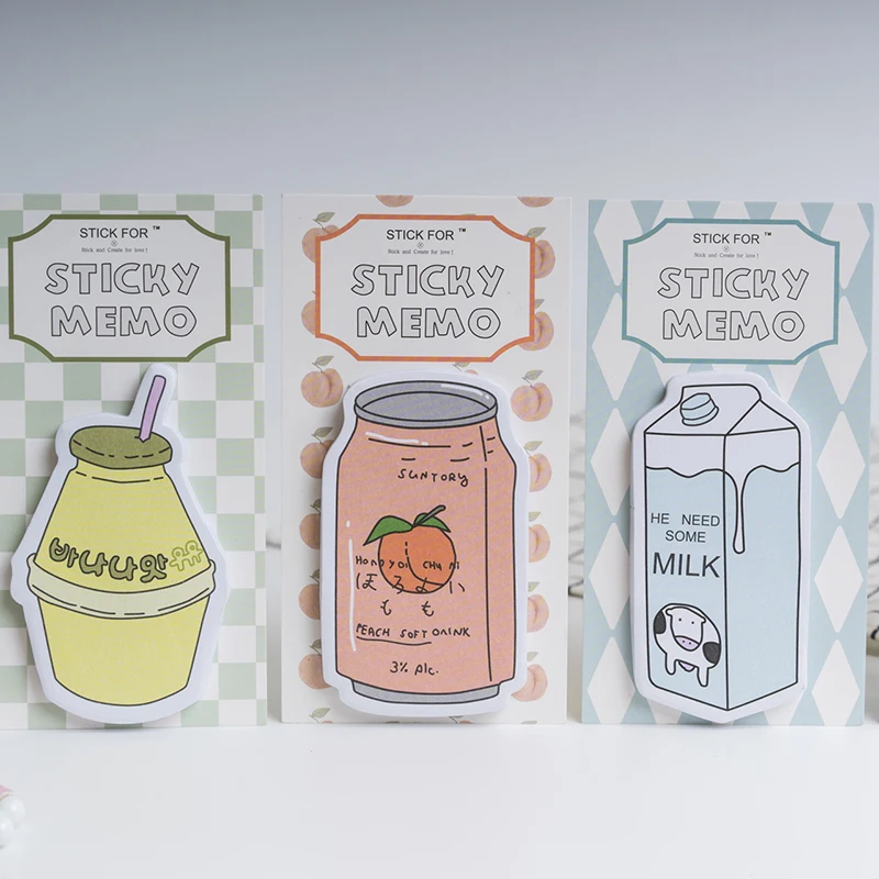 Kawaii sticky notes клубника планировщик наклейки блокнот Страница Блокнот офисное