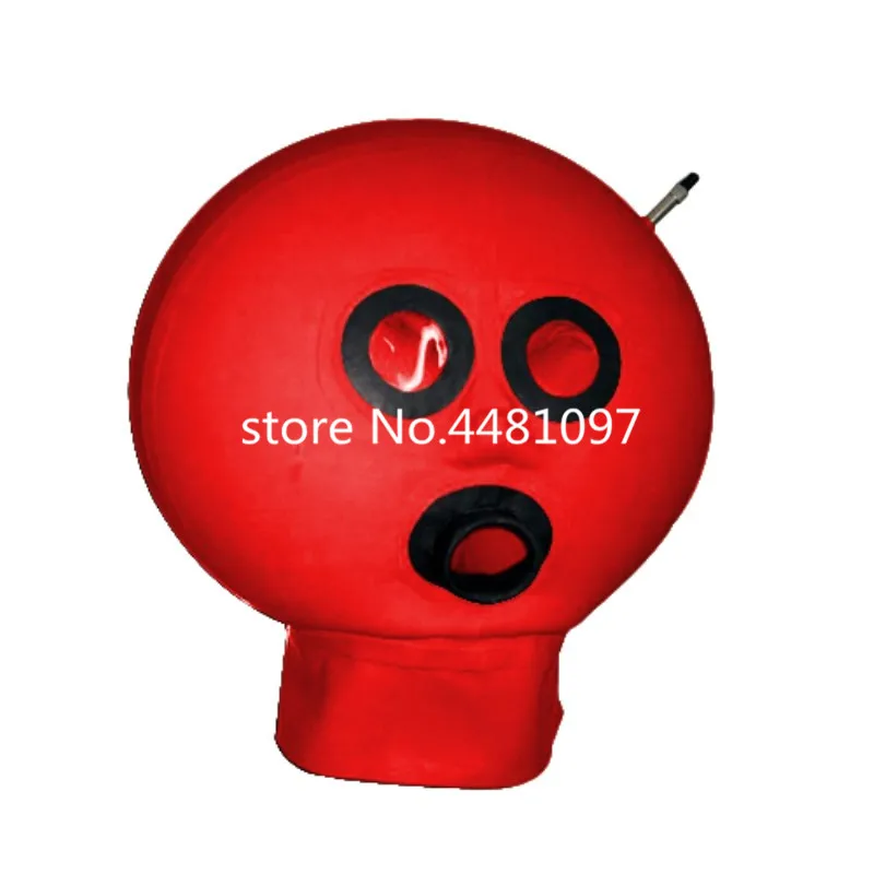 Сексуальные латексные колпаки маска полная голова Фетиш латексная надувная