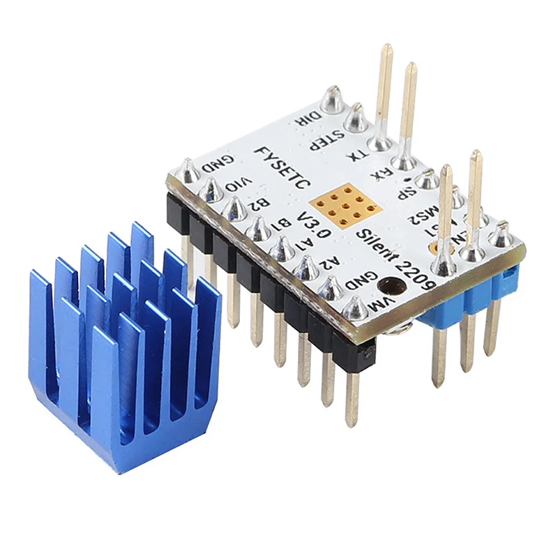 3 шт. Драйвер шагового двигателя TMC2209 V3.0 Stepsticks Mute Driver 256 микрошагов ток 2.8A пик 3D