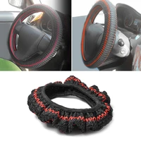 breathable non slip steering wheel cover sport steering wheel cover auto steering wheel case interior decor