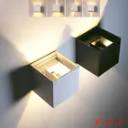 Настенный светильник, светодиодный алюминиевый водонепроницаемый с датчиком движения