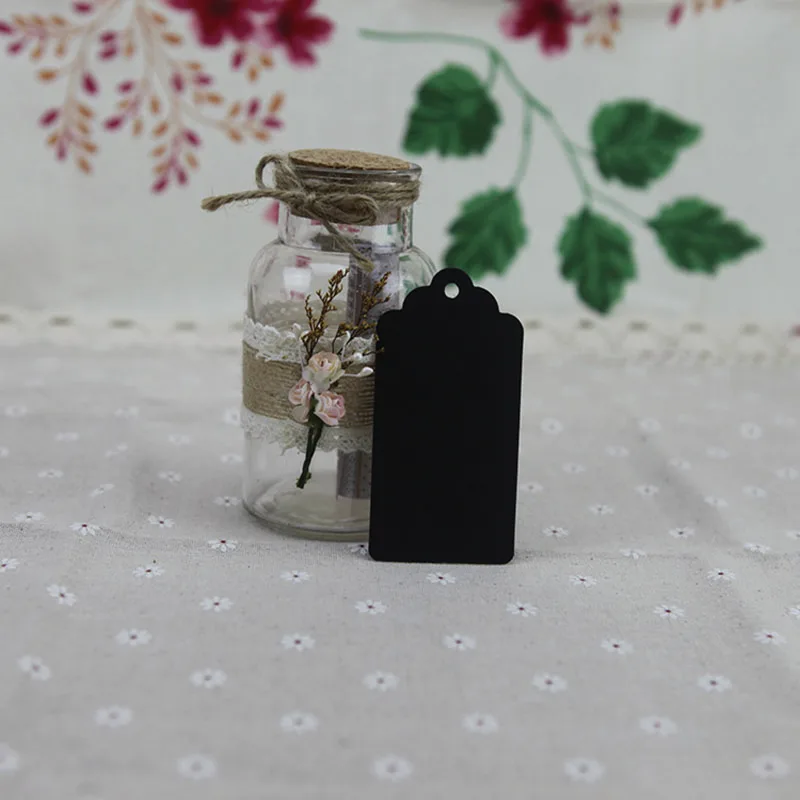 100 шт крафт-бумага бирки для подарков этикетки гребешков прямоугольные выпечки