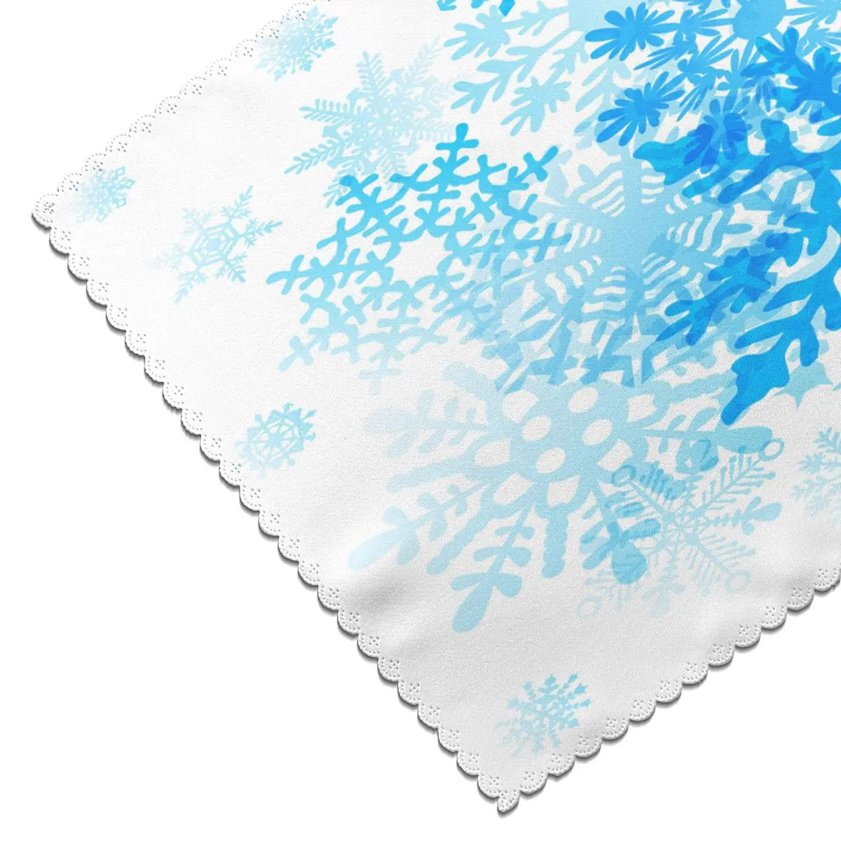 6 шт. коврики для стола рождественские снежинки столов теплоизоляционные льняные