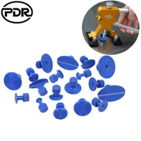 pdr 18 pcs car paintless dent repair puller tools glue for slices diy hand tools kit suction cups use for remove hail pits sets