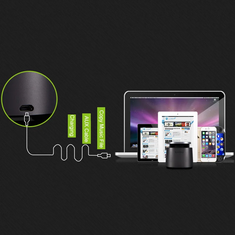 Мини металлический динамик благородный металл 5 вт карманный 360 omnibearing звук