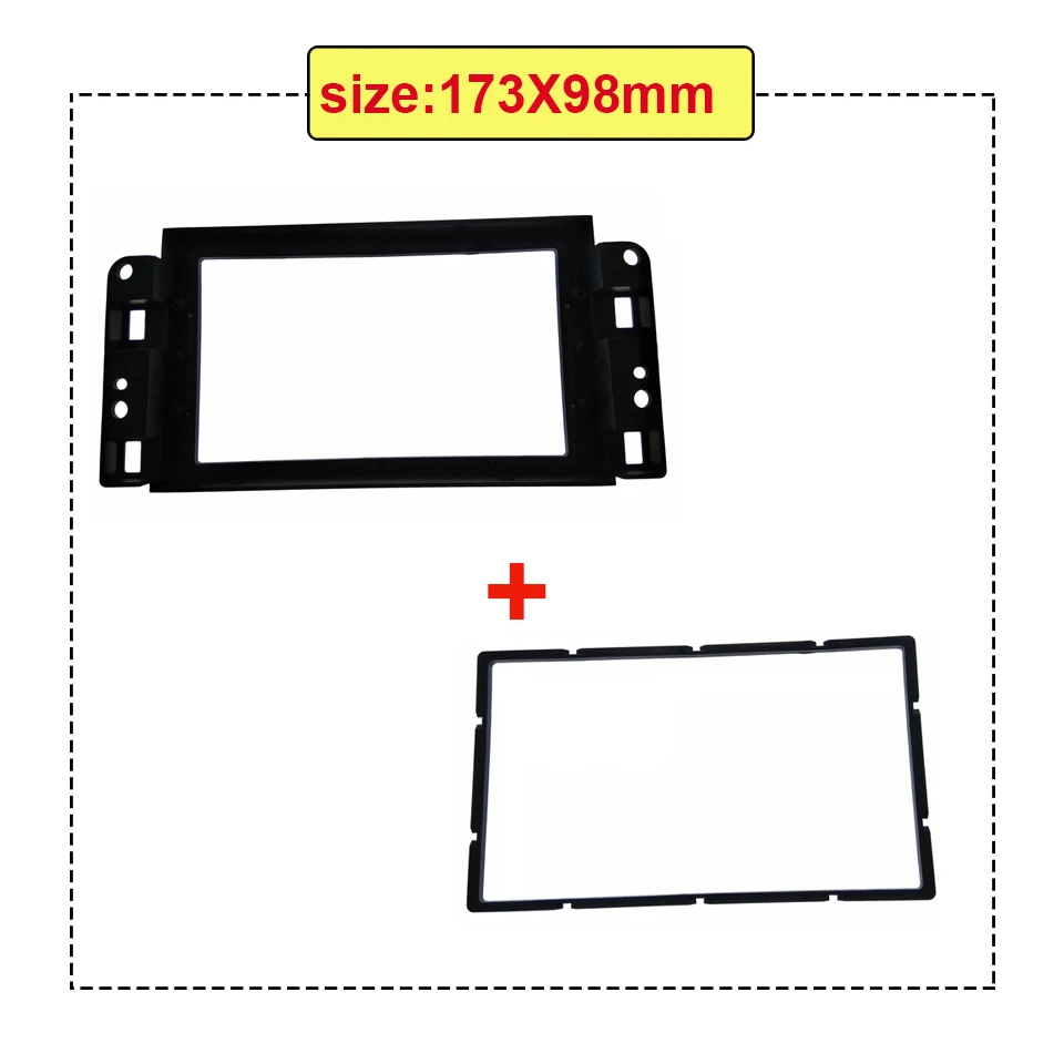 2 Din Автомобильная панель подходит для Chevrolet Captiva Lova Gentra AVEO Автомагнитола DVD стерео панель приборная панель установка комплекты рамка