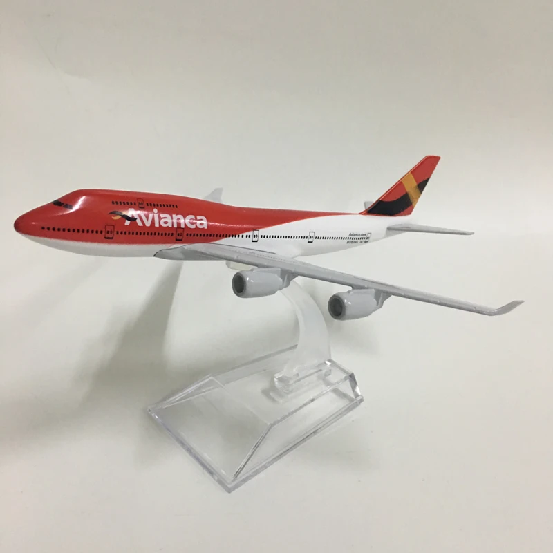 JASON TUTU 16 см AVIANCA COLOMBIA Boeing 747 модель самолета Модель аэроплана самолет литая под