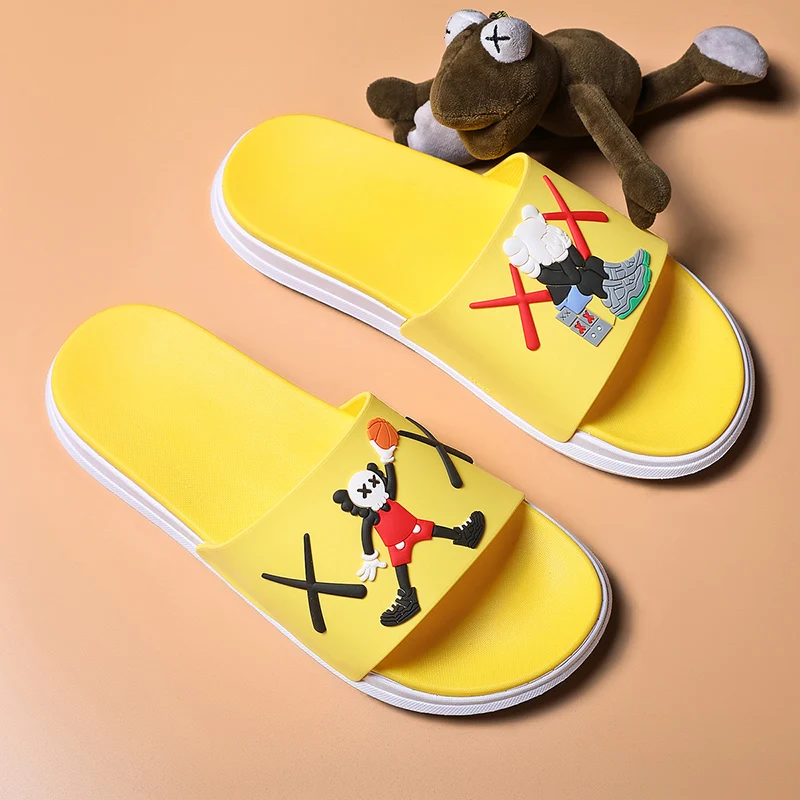 

Couple Indoor Home Bathroom Sandals And Slippers Non-Slip Soft Bottom Flip-Flops Flip-Flops Unisex Fashion Casual Shoes 35-46