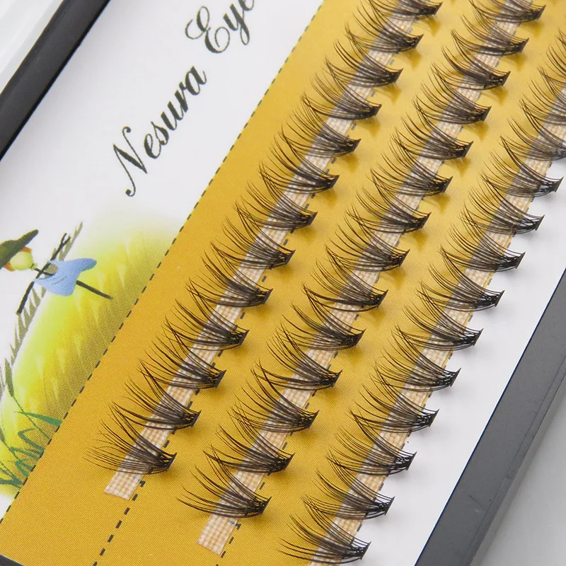 

Free Shipping 3 Lines 20D Russian Volume color Eyelashes Extension C Curl Premade Fan Lash Hot Selling Eyelash Individual Extens