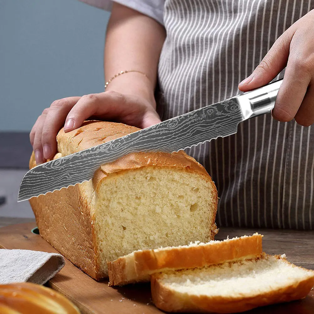 Кухонные ножи шеф повара 7CR17 440C японские резаки из высокоуглеродистой