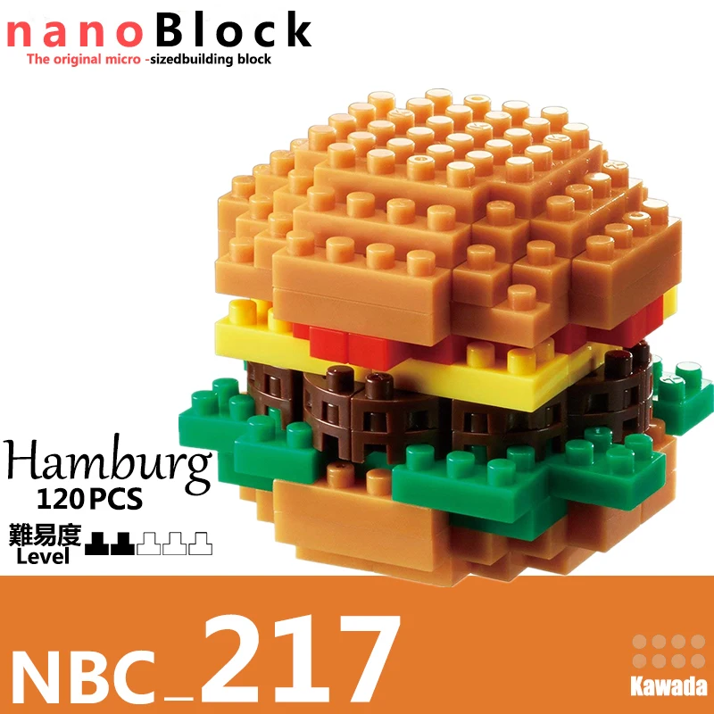 Kawada Nanoblock гамбургер 124 шт NBC_217 | Игрушки и хобби