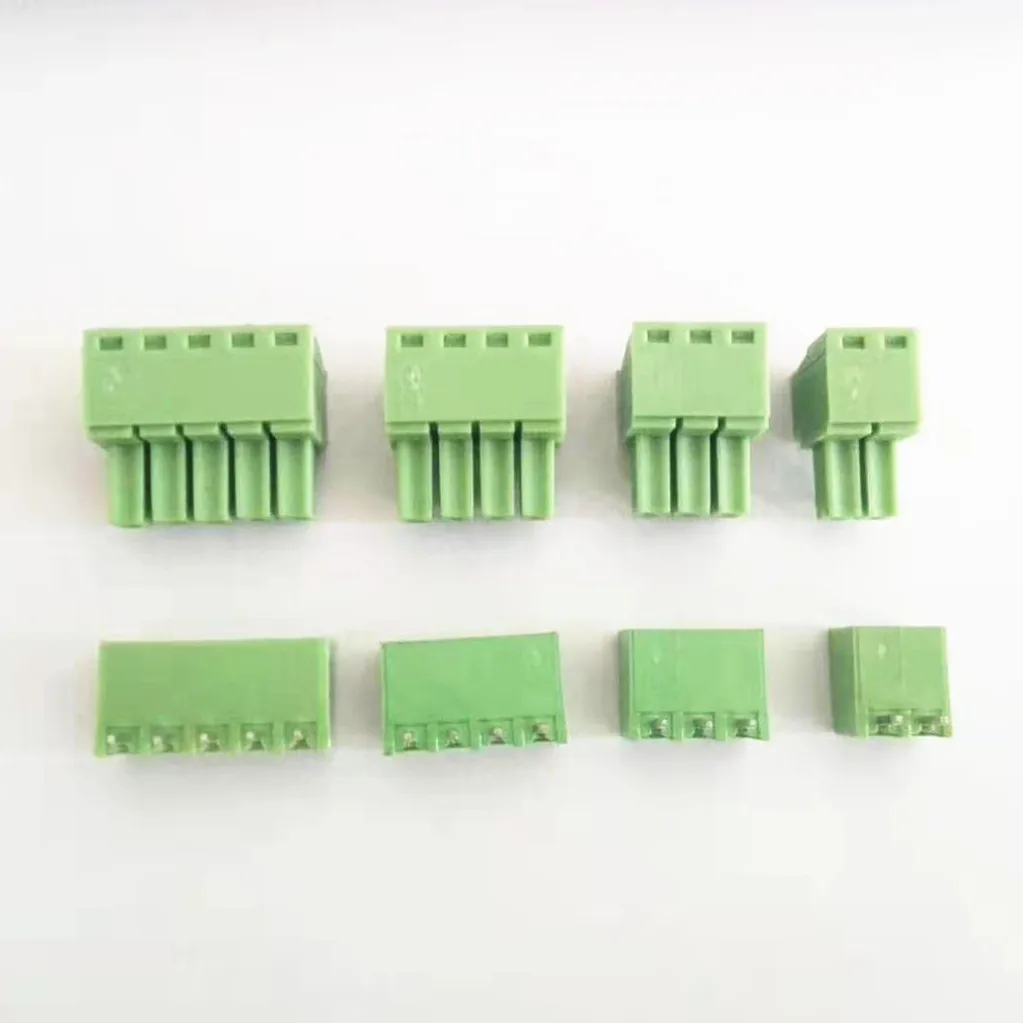 

50pcs 3.5mm 15EDG KF2EDG PCB Screw Terminal Block Connector Plug in Angle Pin 2/3/4/5/6/7/8/9/10/12/13/14/15/16/17/18 Terminals