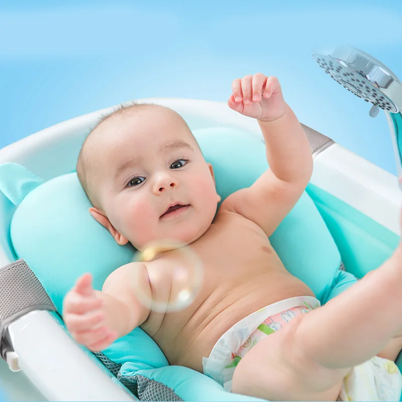 Детская подушка для ванны детское сиденье мягкая вставка с регулируемой пряжкой