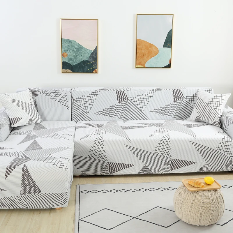 Elastic sofa cover set for living room towel Slip-resistant covers pets strech Slipcover | Дом и сад