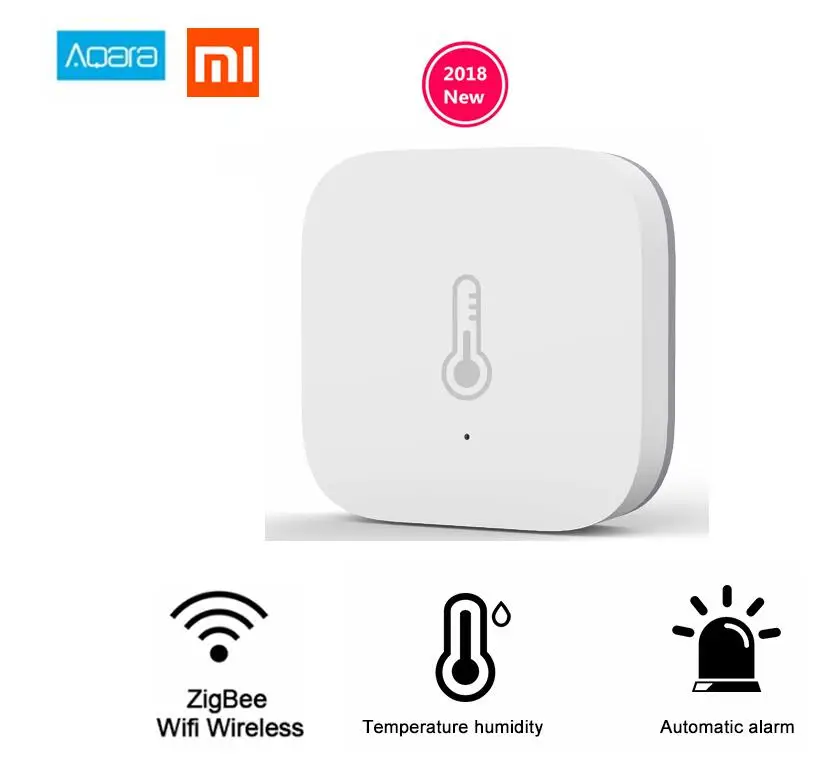Temperature Sensor Xiaomi Mijia Aqara датчик погружения воды детектор утечки воды для дома удаленный сигнал безопасности датчик замачивания - Цвет: Temperature Sensor