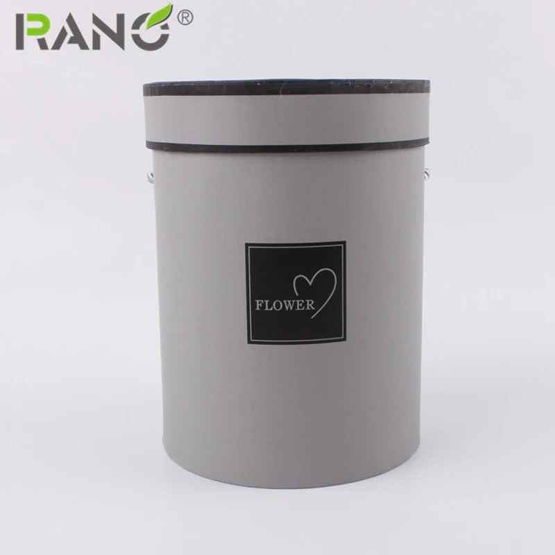Круглые Цветочные коробки RANO цветочная упаковка бумажный пакет Подарочная