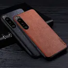 Кожаный чехол для Sony Xperia 5 iii 1 iii 10 iii ACE2 XZ3 деловой Ретро Чехол с зернистой текстурой для Sony Xperia Pro-I 5 10 III XZ4 чехол