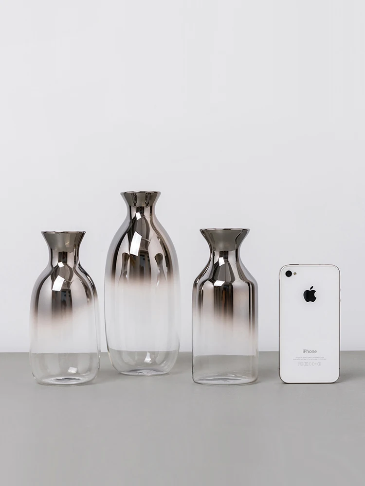 

Wedding Vase decoration Home Accessories Modern Terrarium Glass Vase Flower Containers Vases For Flowers Living Room Decoration