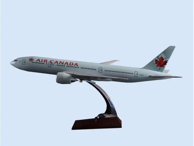 47 см модель самолета Боинг 777 авиакомпании США Канада авиалинии из смолы