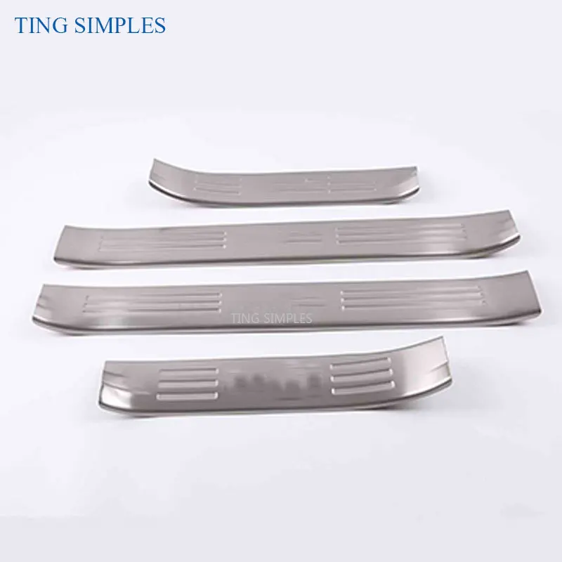 door sill scuff plate protector covers for Toyota Land Cruiser Prado 150 J150 accessories 2010-2018 sills guard thresholds | Автомобили и