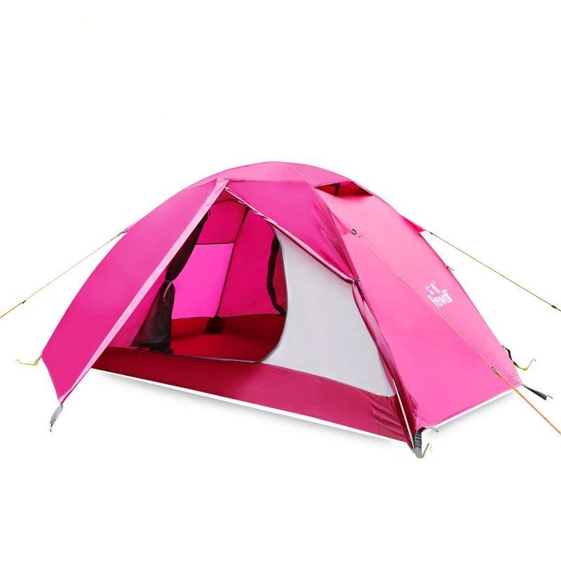 Hewolf бренд 2 человек открытый полюс палатка по 4 м временам года Пеший Туризм