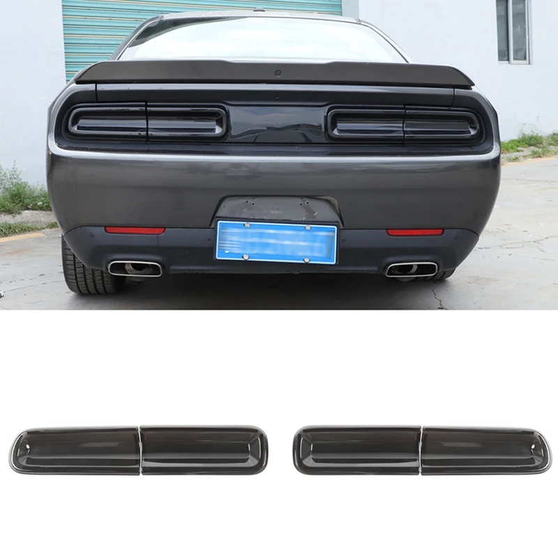 

Taillight Cover Rear Tail Light Decorative Trim for Dodge Challenger 2015-2020