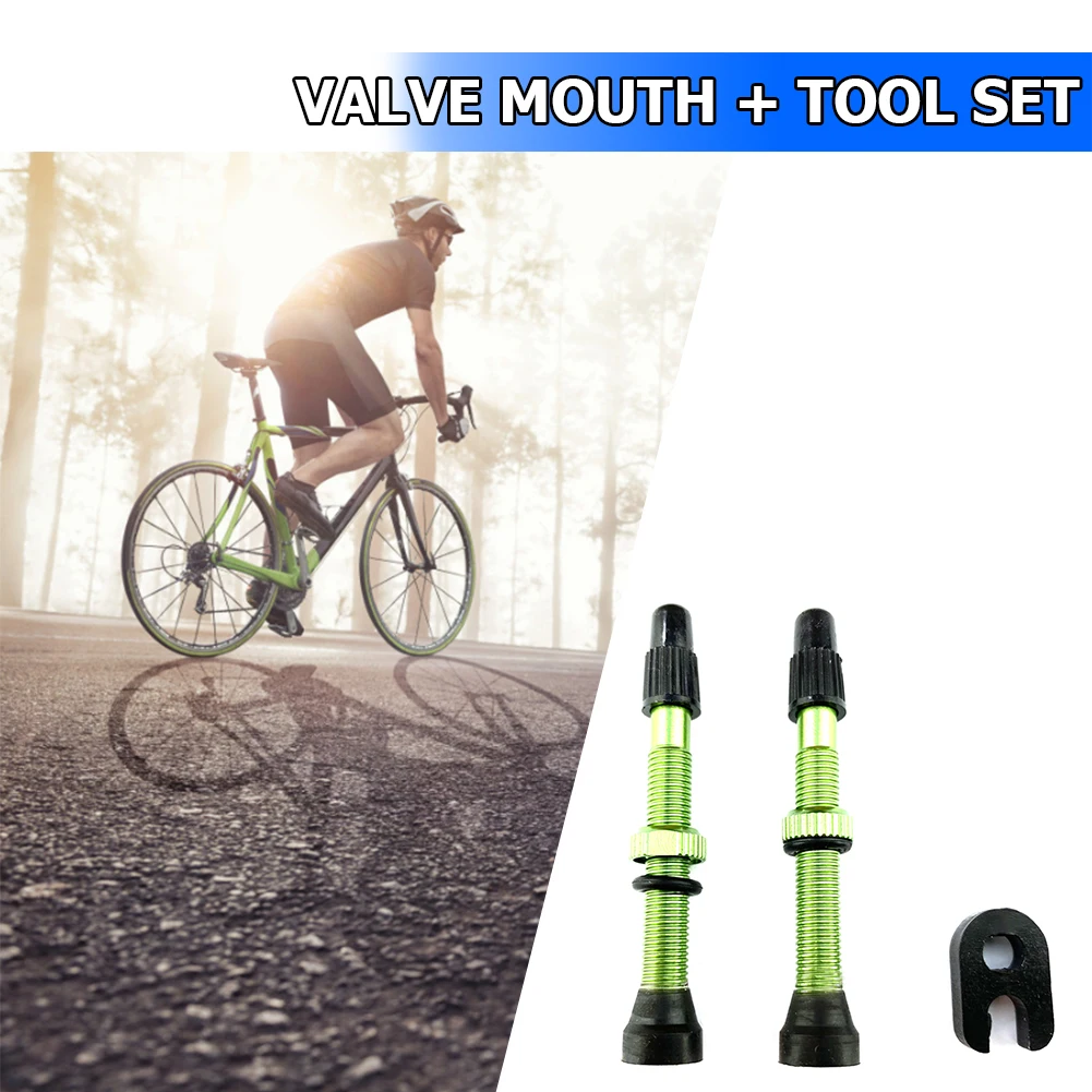 Ниппель из сплава F/V ниппель для бескамерных шин горного и дорожного велосипеда с